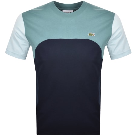 Lacoste Logo T Shirt Blue | Mainline Menswear United States